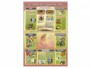 Стенд "История светской культуры" - fgospostavki.ru - Белогорск