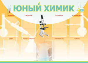 Стенд "Юный химик" Вариант 1 - fgospostavki.ru - Белогорск