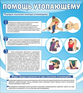 Стенд "Помощь утопающему" - fgospostavki.ru - Белогорск