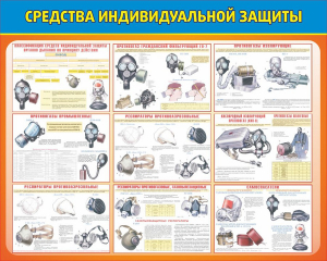 Стенд "Средства индивидуальной защиты" Вариант 2 - fgospostavki.ru - Белогорск