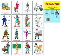 Раздаточные карточки "Профессии" - fgospostavki.ru - Белогорск