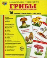 Демонстрационные карточки "Грибы съедобные и не съедобные" - fgospostavki.ru - Белогорск