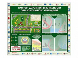 Стенд-уголок "Паспорт дорожной безопасности образовательного учреждения" - fgospostavki.ru - Белогорск