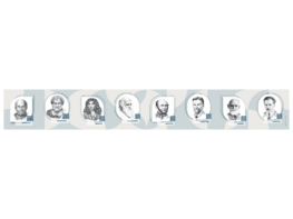 Стенд-лента "Выдающиеся ученые-биологи" - fgospostavki.ru - Белогорск