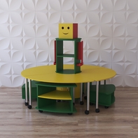 Модульный стеллаж "Весёлый робот" - fgospostavki.ru - Белогорск