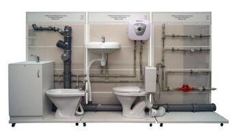 Учебный трехмодульный стенд «Слесарь - сантехник» - fgospostavki.ru - Белогорск