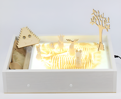 Световой планшет для рисования песком Белый - fgospostavki.ru - Белогорск