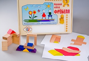 Игровой набор Фребеля "Конструктор деревянный без соединений-2" (Серия "Эксперимент") - fgospostavki.ru - Белогорск