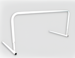 Барьер тренировочный регулируемой высоты (кнопочный фиксатор) - fgospostavki.ru - Белогорск