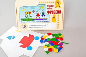 Игровой набор Фребеля "Конструктор плоскостной-1" (Серия "Эксперимент") - fgospostavki.ru - Белогорск