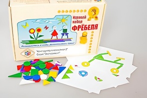 Игровой набор Фребеля "Конструктор плоскостной-2" (Серия "Эксперимент") - fgospostavki.ru - Белогорск