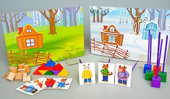 Игровой набор Фребеля "Заюшкина избушка" (серия "Сказочный мир". Выпуск 1) - fgospostavki.ru - Белогорск