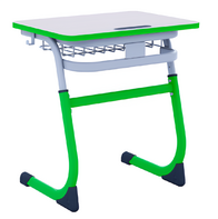 Парта SMARTY одноместная регулируемая по высоте с антивандальной кромкой - fgospostavki.ru - Белогорск