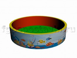 Сухой бассейн круглый с шелкографией - fgospostavki.ru - Белогорск