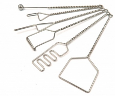 Постановочные зонды на витых ручках с колечком (с металлическим шариком). Комплект из 6 зондов - fgospostavki.ru - Белогорск