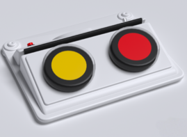 Игровой коммуникатор 2-х кнопочный со вставкой - fgospostavki.ru - Белогорск