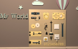 Бизиборд «Умелый малыш» - fgospostavki.ru - Белогорск