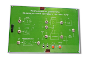 Сменная панель «Исследование усилителя промежуточной частоты и системы АРУ» - fgospostavki.ru - Белогорск