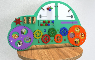 Бизипанель «Машинка» - fgospostavki.ru - Белогорск