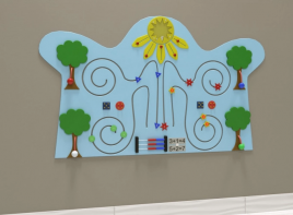 Настенная панель «Счет, фигуры, цвета» - fgospostavki.ru - Белогорск