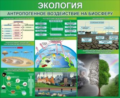 Стенд "Экология. Антропогенное воздействие на биосферу" - fgospostavki.ru - Белогорск