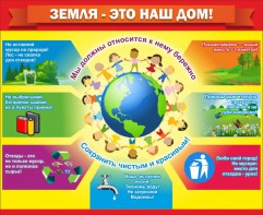 Стенд "Земля - наш дом" - fgospostavki.ru - Белогорск