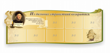 Стенд резной "Из дальних странствий возвратясь" - fgospostavki.ru - Белогорск