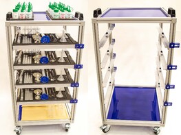 Мобильная стойка для хранения наборов ГИА по химии - fgospostavki.ru - Белогорск