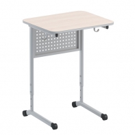 Стол ученический одноместный с перфорированной панелью - fgospostavki.ru - Белогорск