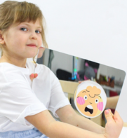 Зеркало логопедическое с отверстием - fgospostavki.ru - Белогорск