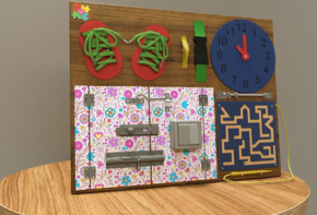 Бизиборд «Для девочек» - fgospostavki.ru - Белогорск