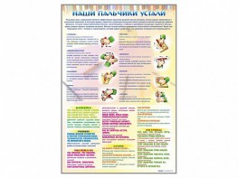 Стенд "Наши пальчики устали" (зарядка) - fgospostavki.ru - Белогорск