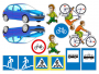 Магнитно-маркерная доска "Дорожные правила пешехода" с комплектом тематических магнитов - fgospostavki.ru - Белогорск