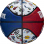 Мяч баскетбольный Wilson NBA All Team (размер 7, резина, тренировочный) - fgospostavki.ru - Белогорск