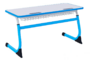Парта SMARTY двухместная регулируемая по высоте с антивандальной кромкой - fgospostavki.ru - Белогорск